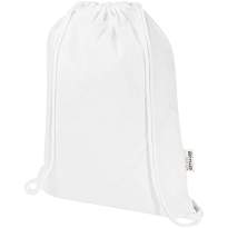 Oregon Blend 140 g/m² GRS recycled drawstring bag 5L
