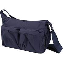 Calli 13 GRS recycled nylon laptop messenger bag