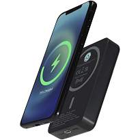 Acrab 10.000 mAh 15W magnetic wireless power bank with 20W PD - made from recycled plastic