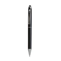 Plastic twist pen with touchscreen rubber tip