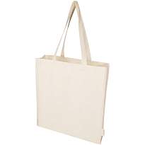 Orissa 180 g/m² GOTS organic full gusset tote bag 14L