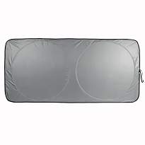 Foldable car windshield sun shade, anti-glare nylon, with case