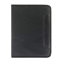 A4 pad brief folder with pocket and pen loop, ruled pad included