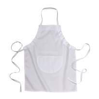 Adjustable apron with a large pocket