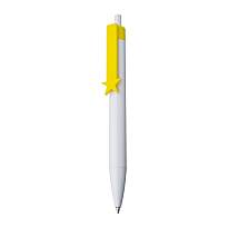 Ball pen with clip heart etc.
