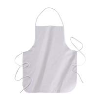 30% cotton/70% polyester (160 g/m2) cooking apron with front pocket, 68 x 72 cm