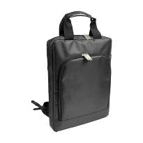 840d polyester laptop backpack. laptop pocket and front accessory pocket