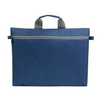 600d polyester briefcase with handle and zip closure