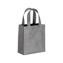 80 g/m2 non-woven fabric mini shopping bag with gusset and short handles