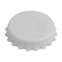 Abs and metal, bottle top-shaped, screw-top and bottle opener with magnets