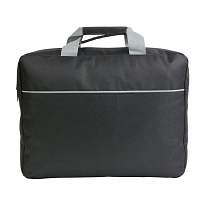 600d polyester briefcase with handle and zip closure