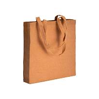 Sacosa din bumbac reciclat 150 g/m2, efect melanj, manere lungi si largime