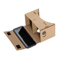 Virtual Reality glasses made of cardboard