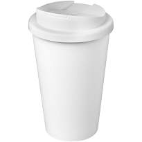 Americano® Eco 350 ml recycled tumbler with spill-proof lid