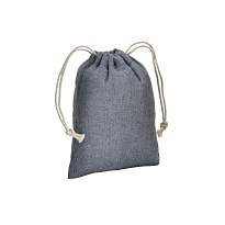 Sacosa cadou din bumbac reciclat, 150 g/m2, 10 x 14 cm
