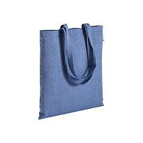 Geanta de cumparaturi din bumbac reciclat 190 g/m2, manere lungi, 38 x 42 cm