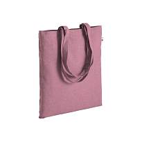Recycled cotton shopping bag 190 g/m2, long handles, 38 x 42 cm