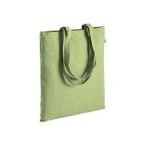 Sacosa din bumbac reciclat, 190 g/m2, manere lungi, 38 x 42 cm