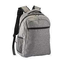 Laptop backpack (15'')in polyester with melange effect