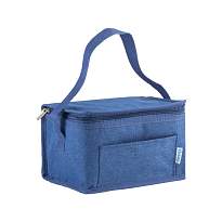 Melange r-pet cooler bag with silver interior