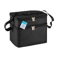 R-pet cooler bag with silver interior