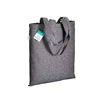 280g/m2 recycled cotton shopping bag, long handles