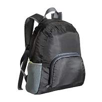 210d polyester ripstop foldable backpack, resealable in a pocket
