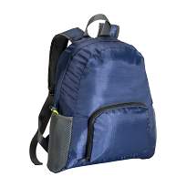 210d polyester ripstop foldable backpack, resealable in a pocket