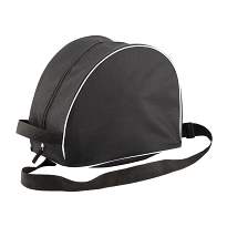600d polyester helmet bag with shoulder strap and glove pocket