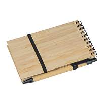 Bloc notes cu coperta din bambus A6