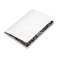 Stone paper notebook, white lined sheets, 64 pages, 14.5x21 cm