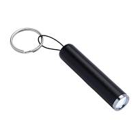 Mini plastic flashlight with led light for laser engraving and key ring