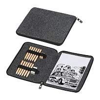 Set de desen in etui din pasla