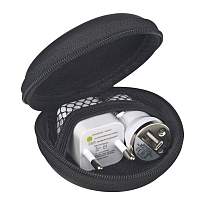 Travelling set with EU plug and USB car charger