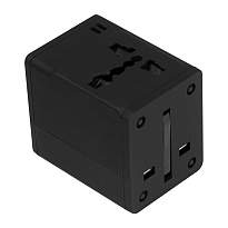 Rubberized travel adapter