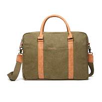 Geanta pentru laptop VINGA Bosler din canvas reciclat