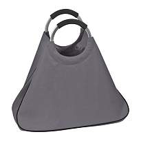 Shopping bag with aluminium handles