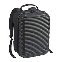 Backpack with hardcover front