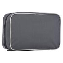 Toilet bag with a hook