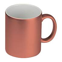Metallic finish mug