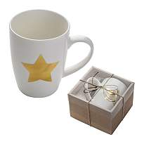 Cup with star print
