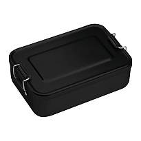 Aluminum lunchbox with closure