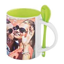 Mug with spoon