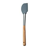 Spatula de silicon pentru aluat cu maner din bambu