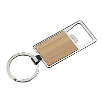 Breloc din bambus cu deschizator de sticle