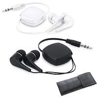 PINEL. Retractable earphones