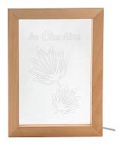 trofeu cu lumina LED, Woodiframe