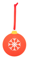 Ornament pentru pomul de Craciun, fulg de nea, Skaland