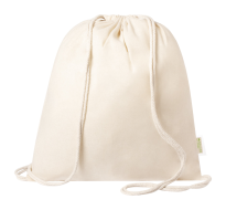 Organic cotton drawstring backpack, Tibak