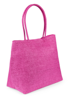Nirfe, Zipped, synthetic shopping bag with medium long handle